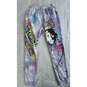 Poetic Justice Women’s MD Sweatpants Joggers Graffiti Style Tupac Street Romance